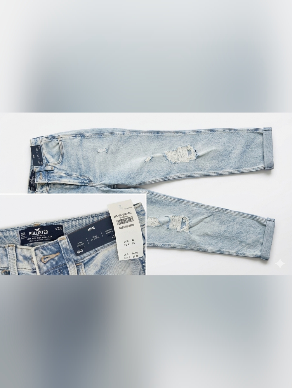 Hollister Distressed Mom Jeans